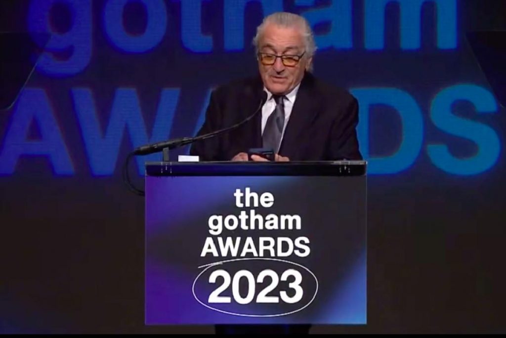 Robert De Niro ai Gotham Awards attacca Donald Trump