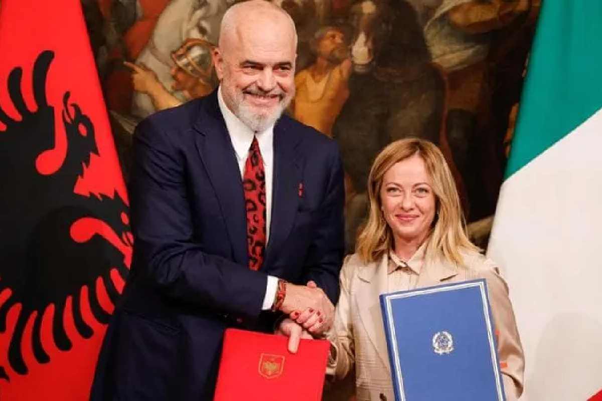Accordo Italia e Albania sui migranti