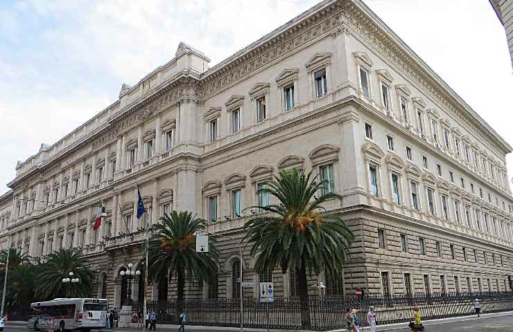 La sede a Roma di Banca d'Italia