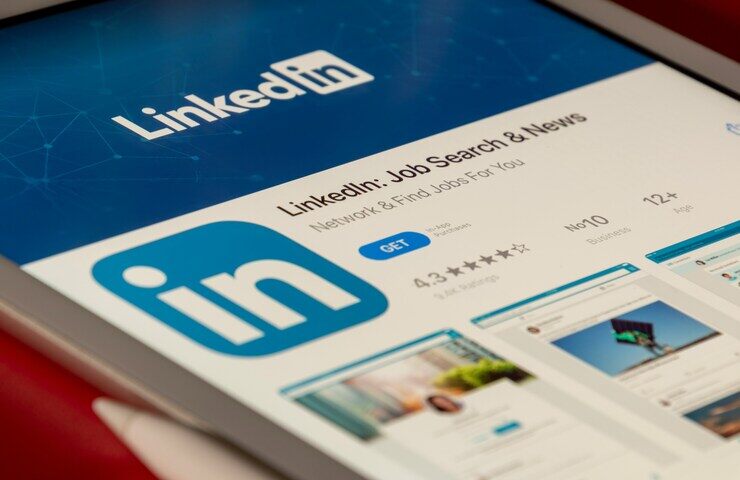 Schermata per scaricare LinkedIn