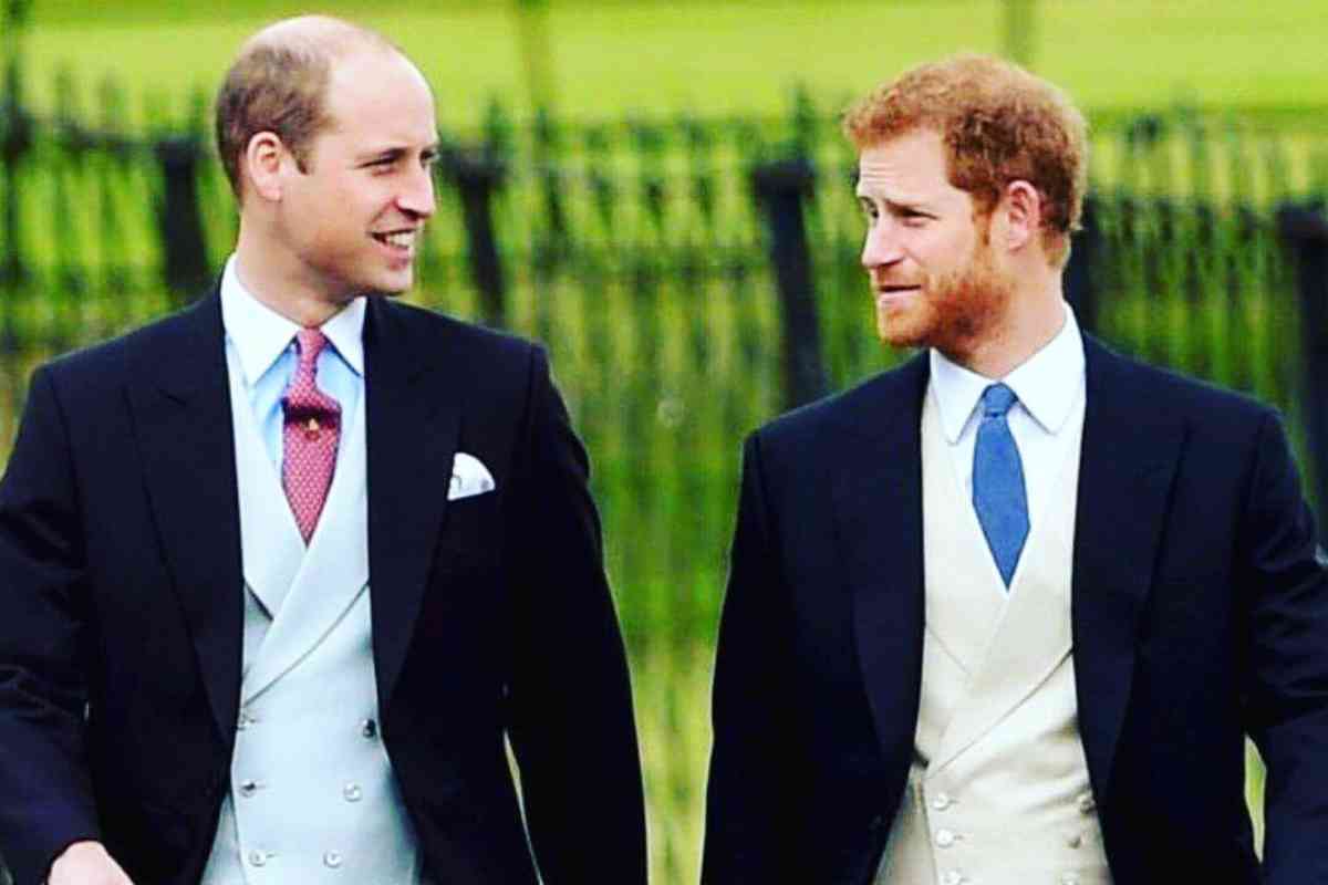 William e Harry lutto amico infanzia